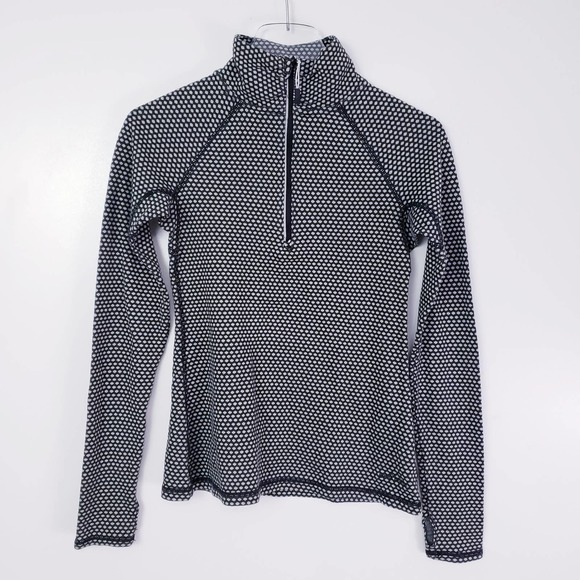 Eddie Bauer Tops - Eddie Bauer Printed 1/2 Zip Quest Pullover Small